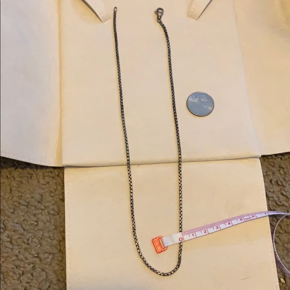 David Yurman 20” Box Chain Necklace